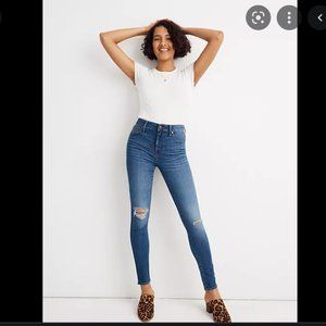 🔥Sales - Madewell 9" High-Rise Skinny Crop Jeans in Bruce Wash - Size 26